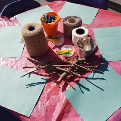 art and craft session in ashbourne day