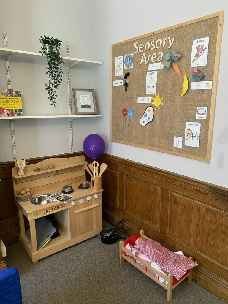 sensory area in hertford nursery